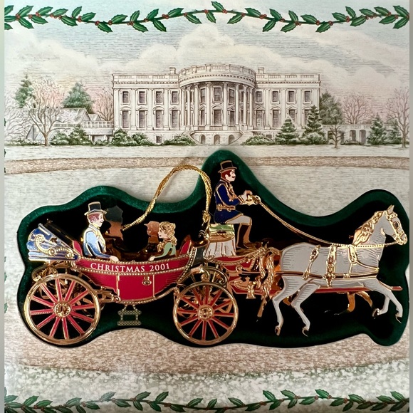 2001 White House Christmas Ornament NWB